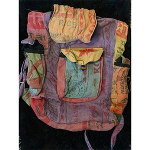 Handmade Rice Sack backpack